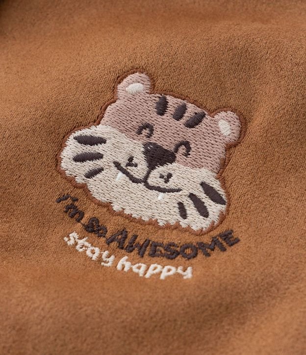 Campera Bomber Infantil con Bordado Tigre - Talle 1 a 5 años 7