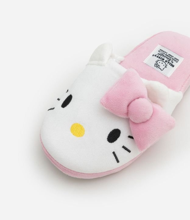 Pantufla Ojota Infantil con Bordado Hello Kitty - Talle 29 a 36 3