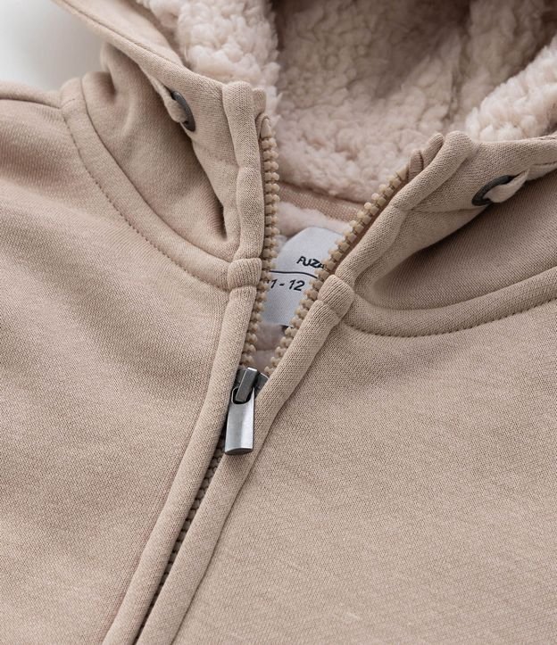 Campera Infantil con Forro Peludito y Capucha - Talle 5 a 14 años 5