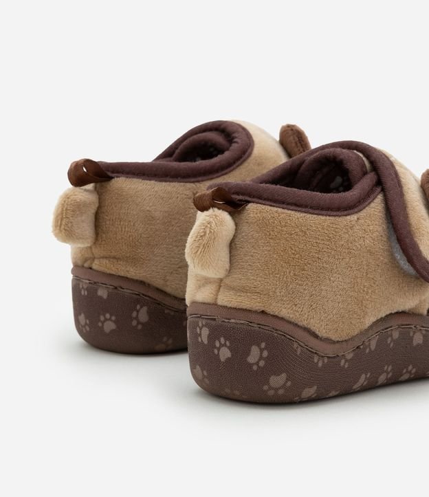 Pantufla Cerrado Infantil con Bordado de Osito - Talle 19 a 28 2