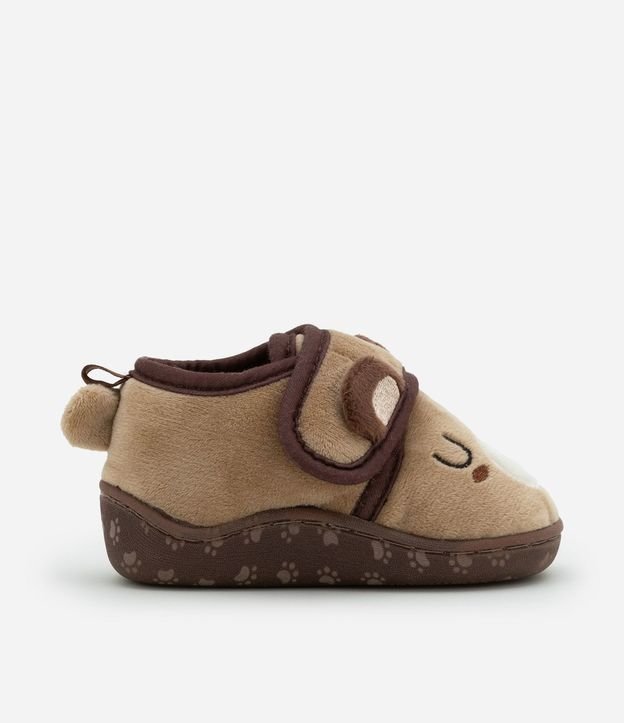 Pantufla Cerrado Infantil con Bordado de Osito - Talle 19 a 28 6