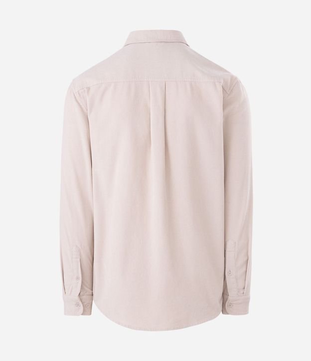 Camisa en Terciopelo con Bolsillos Delanteros 8