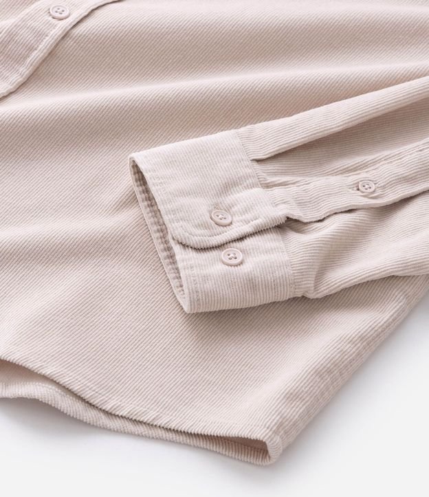 Camisa en Terciopelo con Bolsillos Delanteros 10