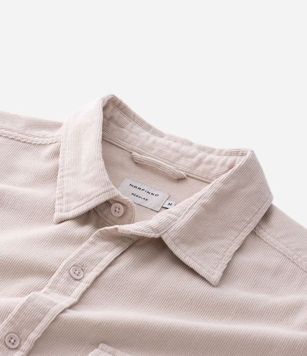 Camisa en Terciopelo con Bolsillos Delanteros 11
