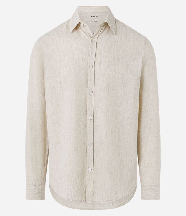 Camisa Comfort Básica en Lino 6