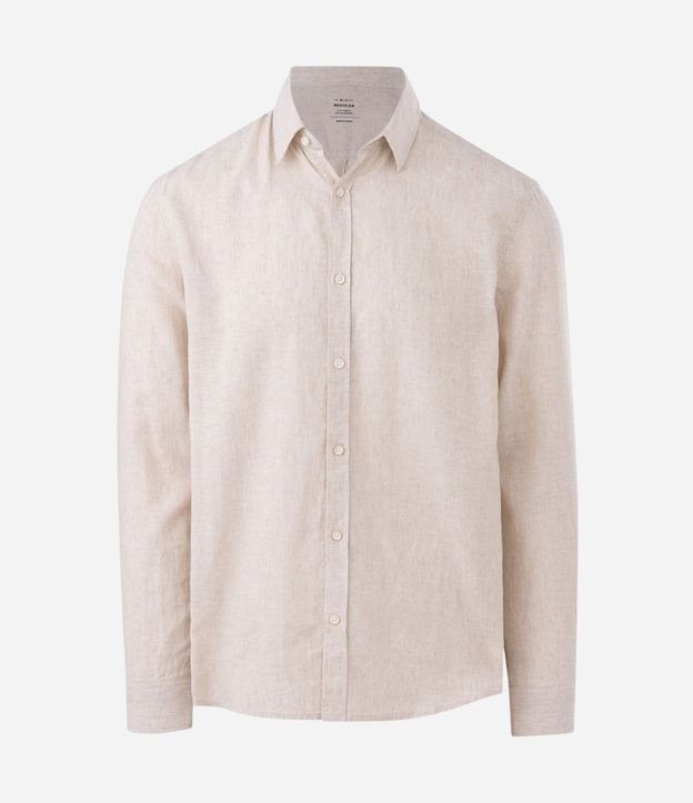 Camisa Comfort Básica en Lino 7
