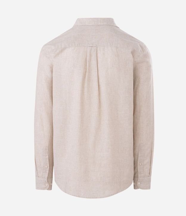 Camisa Comfort Básica en Lino 8