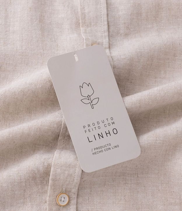 Camisa Comfort Básica en Lino 9