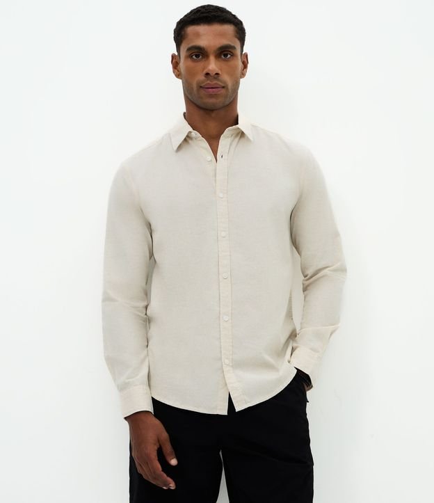 Camisa Comfort Básica en Lino 3