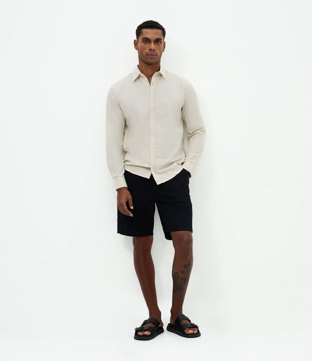 Camisa Comfort Básica en Lino 4