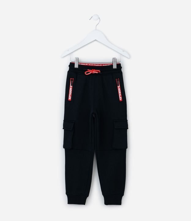 Pantalón Infantil con Bolsillo Cargo y Estampa Spider-Man - Talle 4 a 10 años 2