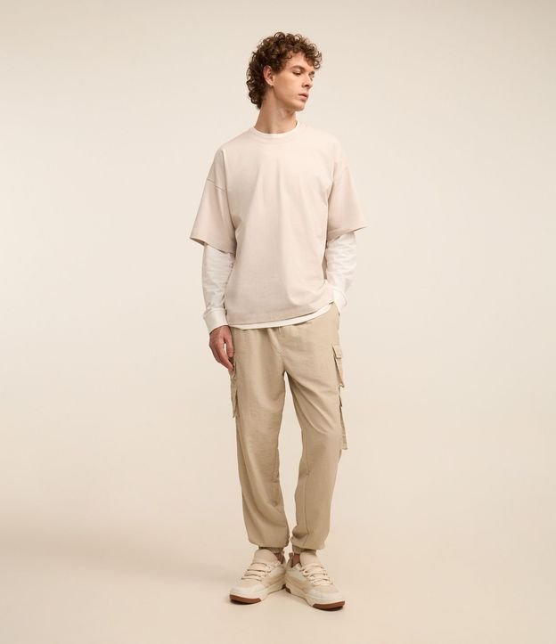 Pantalón Jogger en Poliamida con 04 Bolsillos Laterales