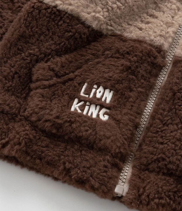 Saco Infantil en Sherpa con Bordado Simba - Talle 1 a 6 años 8