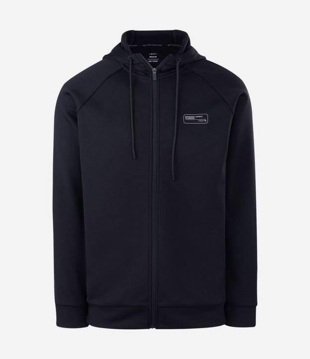 Saco en Fleece con Estampa en el Pecho y Capucha 9
