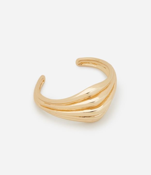 Pulsera Rígido en Metal Largo Plegado 2