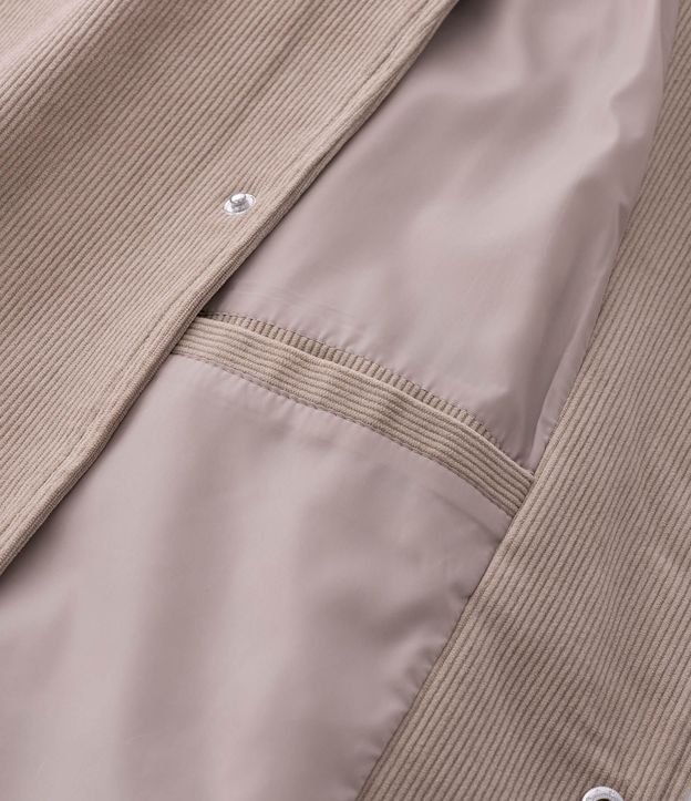Campera Bomber en Terciopelo con Botones Forrados 11
