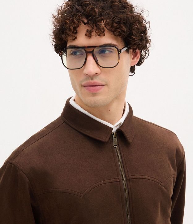 Campera con Detalles en Recorte y Bajo con Elástico 3