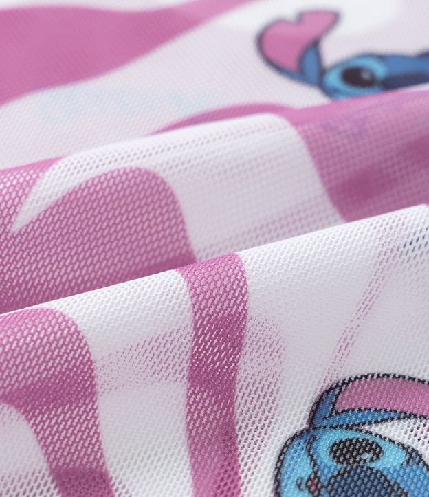 Blusa Infantil con Superposición y Estampa Stitch- Talle 5 a 14 años 6