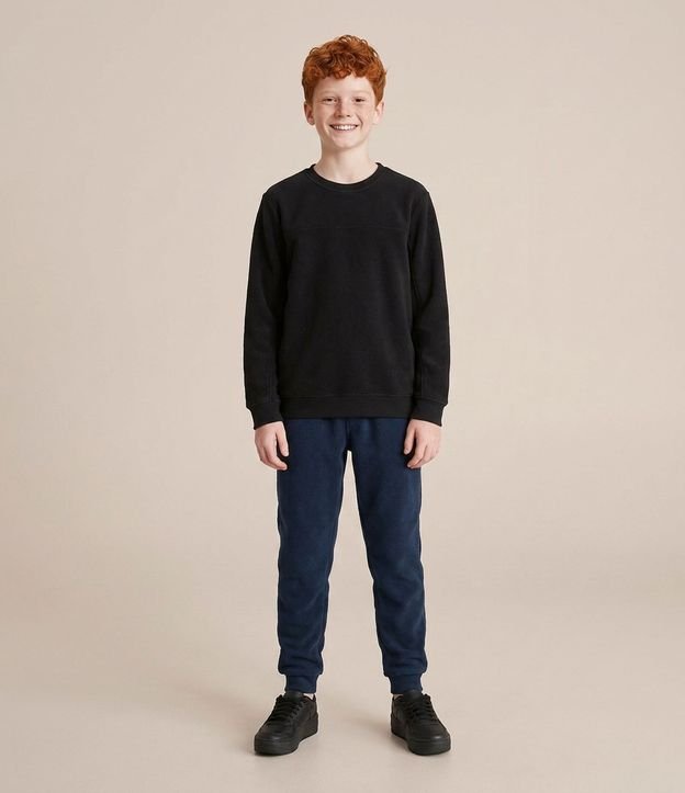 Pantalón Infantil Básico en Fleece - Talle 5 a 14 años 1