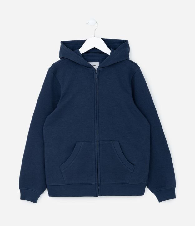 Campera Infantil en Algodón con Capucha  - Talle 5 a 14 años 2
