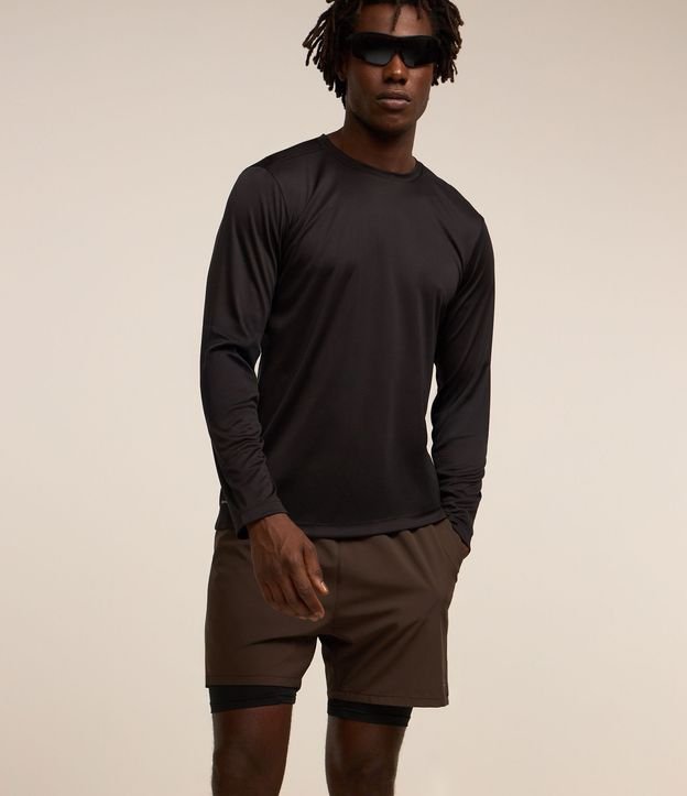 Bermuda Deportiva con Short de Compresión 4