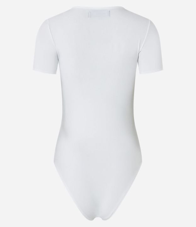 Body con Drapeado Lateral y Manga Corta 14