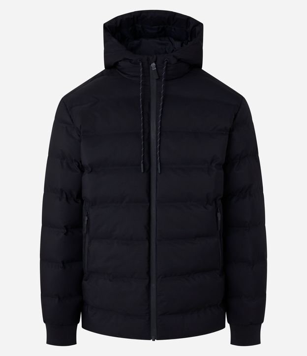 Campera Puffer Deportiva sin Costura con Capucha 5