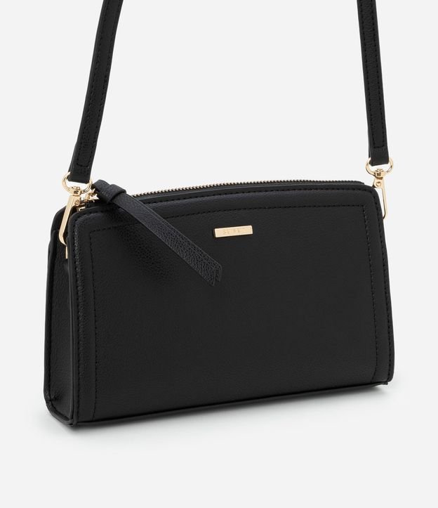 Cartera Transversal Pequeña en PU con Cremallera