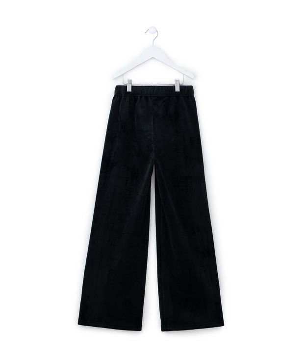Pantalón Wide Leg Infantil en Plush - Talle 5 a 14 años 3
