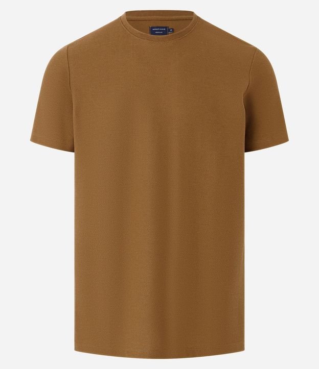 Remera Regular con Textura Colmena 7