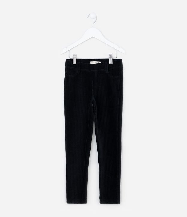 Pantalón Legging Infantil en Terciopelo Cotelê - Talle 1 a 5 años