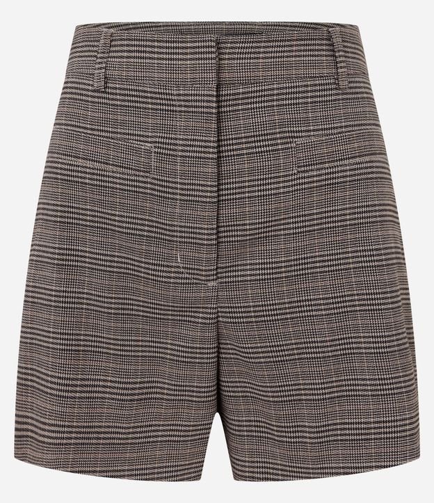Short en Sastrería de Cuadros con Bolsillos Embutidos 6