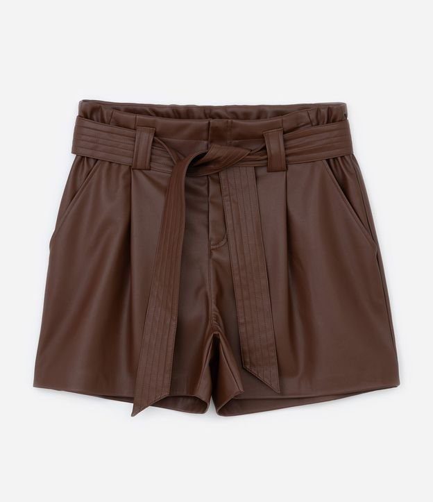 Short en Material Sintético con Lazo Curve & Plus Size 5