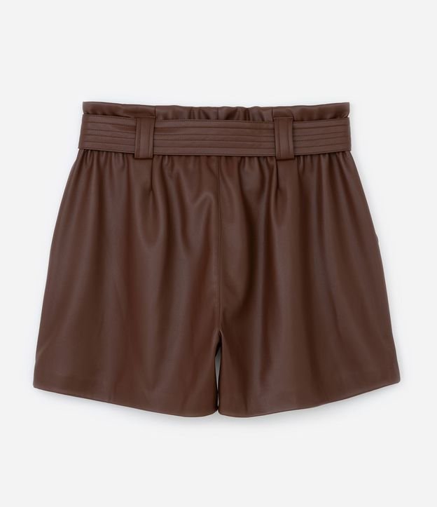 Short en Material Sintético con Lazo Curve & Plus Size 6