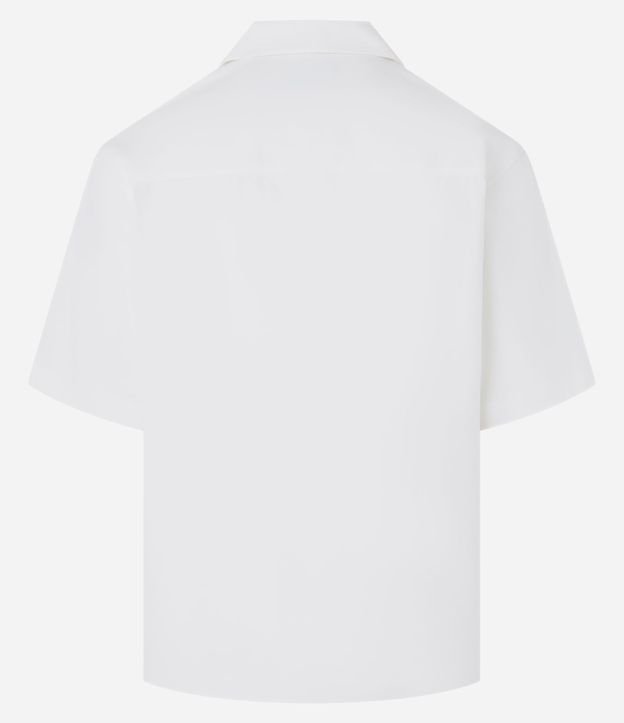 Camisa Boxy en Sarga con Estampa de Dragones 5