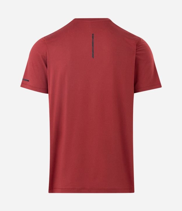 Remera Deportiva con Etiqueta en la Barra y Manga Corta 7