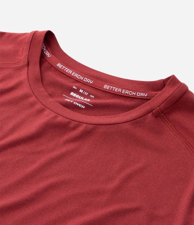 Remera Deportiva con Etiqueta en la Barra y Manga Corta 9