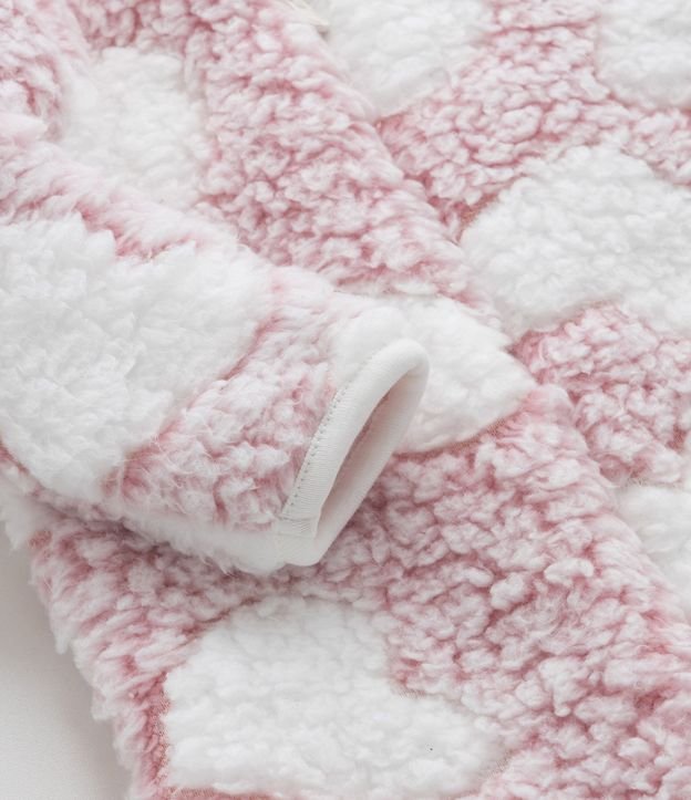 Mono Infantil en Fleece con Estampa de Corazones - Talle 0 a 24 meses 6