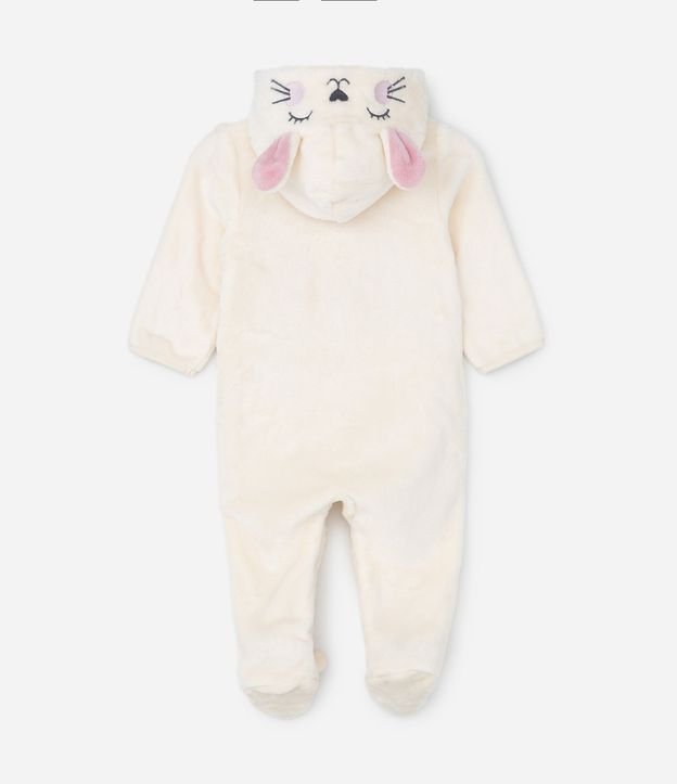 Mono Infantil en Fleece con Capucha y Orejitas - Talle 0 a 18 meses 3