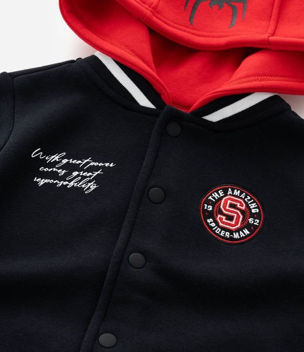 Campera Bomber Infantil con Estampa de Spider-Man - Talle 4 a 10 años 11