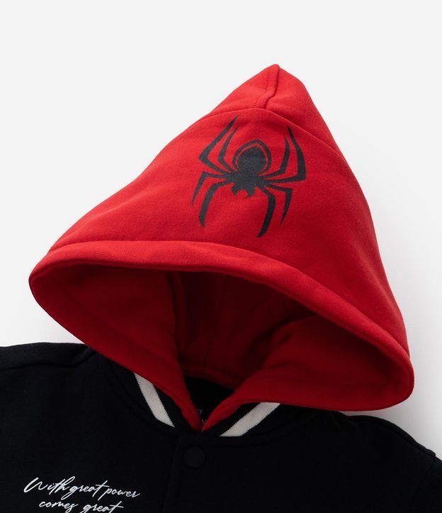Campera Bomber Infantil con Estampa de Spider-Man - Talle 4 a 10 años 12