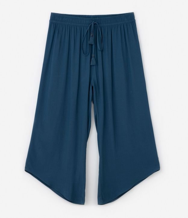 Pantalón Pantacourt en Viscosa con Cordón Curve & Plus Size 7