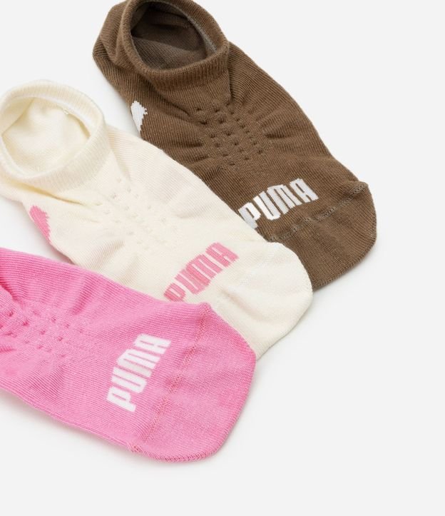 Kit 03 Medias Caña Corta Estampado PUMA 5