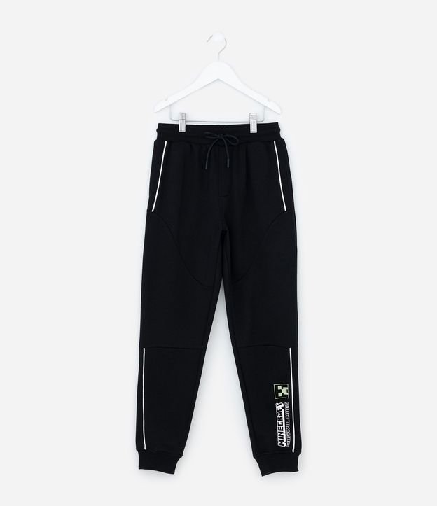 Pantalón Infantil en Tech Fleece y Estampa Minecraft - Talle 5 a 14 años 3