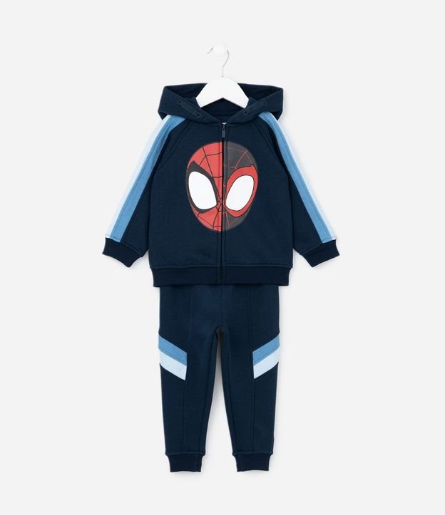 Conjunto Infantil en Algodón con Estampa Spidey - Talle 2 a 6 años 2