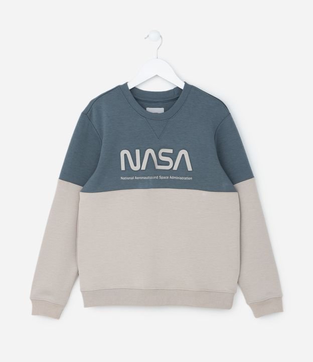 Saco Infantil con Estampa en Relieve NASA - Talle 5 a 14 años