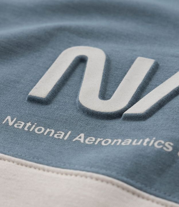 Saco Infantil con Estampa en Relieve NASA - Talle 5 a 14 años 7