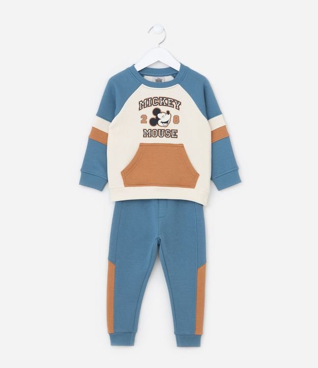 Conjunto Infantil con Recortes y Estampa Mickey - Talle 1 a 6 años 2