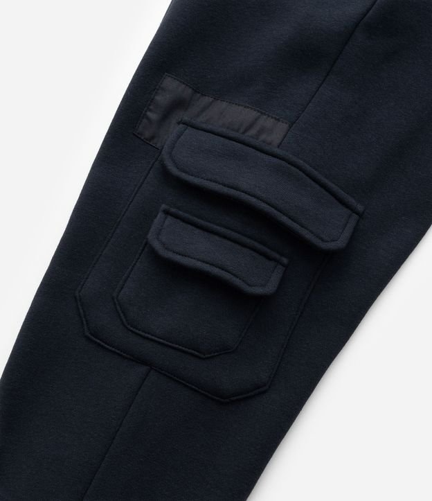 Pantalón Infantil en Algodón con Bolsillos Cargo - Talle 5 a 14 años 8