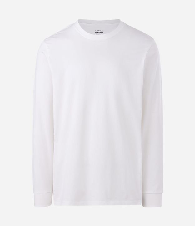 Remera Comfort en Algodón con Manga Larga 6